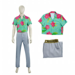 Hunters Demon Kpopi poisteb&auml;nd Cosplay kost&uuml;&uuml;m Halloweeni peo esinemine Lava Green,Child 160