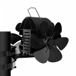 DY4206 Pliidi Ahju Ventilaator Kuumusj&otilde;ul t&ouml;&ouml;tav 18 Labaga Vaikne Kolm Mootorit Kaminaventilaatorid Elektrivaba S&auml;&auml;stab Energiat Korstna Ventilaator 1