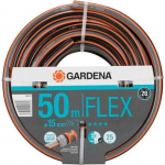 GARDENA Tuyau d'arrosage Comfort FLEX &ndash; Longueur 50m &ndash; &Oslash;15mm &ndash; Anti n&oelig;ud et ind&eacute;formable &ndash; Garantie 20 ans (18049-26)