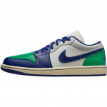 Air Jordan 1 Low GS Rare Air Laste tossud Sinine Sail Staadioniroheline 553560-147 35.5