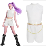 T&uuml;drukute Kooli Lavashow Poplaulja Karnevalipeo Rollim&auml;ngu Kost&uuml;&uuml;mid Laste M&auml;ngimine Halloweeni Cosplay Riietus &Uuml;likonna Komplekt 160cm