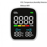 Kaasaskantav LCD &otilde;hukvaliteedi m&otilde;&otilde;tur 3 &uuml;hes / 8 &uuml;hes WiFi PM1.0 PM2.5 PM10 CO2 TVOC HCHO temperatuuri ja niiskuse tester h&auml;&auml;elhoiatusega