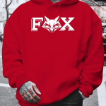 FOX Meeste populaarne kapuutsiga taskujakiga treeningujakk fitness vabaaja moodne topp s&uuml;gis talve riided S