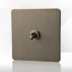 Retro EL Metallpaneel Seinakinnitatav L&uuml;liti Pesa, Pronksist Antiik Roostevaba Teras Saksa 16A Pesa USB Telefoni Laadimisega