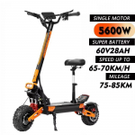 Z36 e-t&otilde;ukeratas 5600W Kahe mootoriga 60V28AH Suunatuledega Elektriline t&otilde;ukeratas H&uuml;drauliline pidur 11'' Maastikurehv Tubeless E-t&otilde;ukeratas Z36 -5600W-60V28AH /- ---
