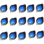 APSMOTIV LED &Auml;&auml;rism&auml;rgutuled Haagisele Veoautole 24V Gabariitlamp kanam&auml;rgutuled Universaalne sobivus, V&auml;rv Sinine, Pakk 15 tk sinine