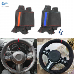 Auto seemisnahast roolikatte kaunistused BMW M Sport F10 F11 F12 F13 F20 F22 F30 F31 F32 F34 F36 F48 F39 F25 F26 F15 jaoks no hole-3 bar