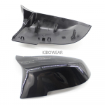 KIBOWEAR for BMW F22 F32 F35 F20 F30 X1 E84 Black Glossy Side Mirror Cover Caps ( like M3 M4 style) 1 2 3 4 series