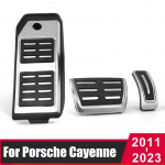 Porsche Cayenne 2018-2022 2023 Cayenne 958 2011-2017 auto gaasipedaali k&uuml;tusepaagi piduripedaali jalatoe pedaalide padjakate 2011-2017 AT 2PCS