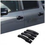 Glossy Black External Door Handle Knobs Trim Decor Cover For Nissan titan 16-23
