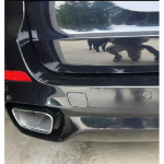 Must Tagumise Kaitseraua Veokonksu Silmakate BMW X5 F15 M Sport 2014 - 2018 jaoks carbon Black 416 left