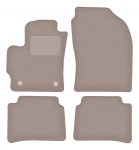 Dywaniki samochodowe welurowe do: Toyota Corolla E21 kombi/sedan (2019-) beżowe