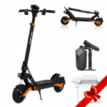 Kukirin G2 Pro Seated Electric Scooter for Adult 600W, 48V 15.6Ah, 9 Tires, Disc Brake, Foldable Frame, Dual Shock Absorbers, IP54 GIIPro+Handlebar Bag (Split Up) must