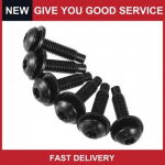 2 tk pakk Jeep Wrangler 2007-2018 jaoks Eriti pikad mustad 6 tk k&otilde;va katuse Torx kruvid