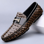 Moodsad Uued Luksuslikud Slip-on Kleitkingad Meestele Itaalia Mugavad Mokassiinid Meestele V&auml;litingimustes Meeste Slip-on Korterid Klassikalised Meeste Kingad Pulmadeks 37
