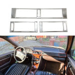 Mercedes Benz W124 300E 500E 1986 - 1994 Autole ABS Kroomitud Lisatarvikud Ventilatsiooni Konditsioneeri Tuulutusava Kate Sisekujundus Kleepitav Stiil