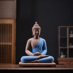 Buddha kuju Tathagata Buddha kuju Sakyamuni suur Buddha kuju Keraamiline lamp Ring Kohandatud Viiruki jaoks Veranda Kodu kaunistus
