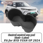 Linnunu Fit for Byd Yuan up 2024 Automotive Interior Accessories Central Control Anti-Slip Shock-Absorbing Water Cup Cover Car Interior Water Cup must