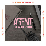 [BLACKPINK THE GAME KUPONIKAARTIDE KOGU] AGENT BLACKPINK Ametlik suletud 1EA