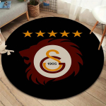 Galatasaray S.K &Uuml;mmargune Ala Vaip, Vaip elutuppa, magamistuppa, diivani juurde, m&auml;ngutuppa, libisemiskindel p&otilde;randamatt 100cmx100cm