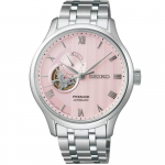 SEIKO Presage Automaatne Avatud S&uuml;damikuga Naiste K&auml;ekell SSA465J1 roosa