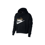 Nike fliisvoodriga pullover-kapuutsiga retro spordisweater naistele, must L must