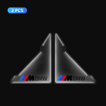 2 tk Auto ukse nurga kokkup&otilde;rkevastane kaitseriba kleebis Autokleebised BMW M Power Performance F10 F31 E36 E39 E87 E90 X3 X5 jaoks 2pcs black