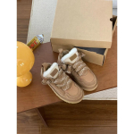 Moodsad mugavad villased lumesaapad &uuml;marate varvastega, lame tallaga, vabaaja paeladega naiste kingad Birkenshoes Soojad kulumiskindlad... 35 beige