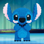 Stitch Connection Ehituskloss Kuradi Lilo ja Stitch Ingel 35/70cm Suur Mudel Kuju Montaaž Mini Klotsid M&auml;nguasi Kodu Dekooriks S