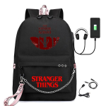 Stranger Things tr&uuml;kitud USB-seljakott KTB 45*32*15cm