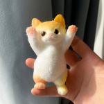 Armas Suur Kass Taba Squishy Silikoon Kohev Super Suur Pl&uuml;&uuml;s Kass K&auml;sit&ouml;&ouml; Kutsikas Pigistatav M&auml;nguasi Mochi M&auml;nguasi K&auml;e L&otilde;&otilde;gastus Antistress Kingitus