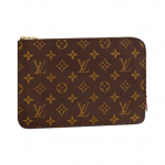 Louis Vuitton Etui Voyage Monogramiga kaetud l&otilde;uendist ja nahast k&auml;ekott-rahakott V&auml;ikesed naiste k&auml;ekotid Pruun M44500 Basic Set (Bag+Dust Bag)