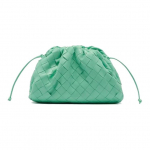 Bottega Veneta The Mini Pouch Fountain/Silver Naiste kotid Roheline 585852-VCPP1-3801 Basic Set (Bag+Dust Bag)