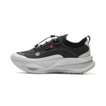 Li Ning Abrasion Resistant Low top Running Shoes Unisex Black White AZGV111-3 37