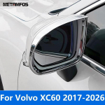 Volvo XC60 XC 60 2017-2024 2025 2026 jaoks Kroomitud tahavaatepeegli k&uuml;ljepeegli varikatus P&auml;ikesekaitse Vihmakaitse Kilp Lisatarvikud Auto stiil