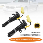 2x Aktiivne kapoti ajam 51237263055 51237263056 BMW 5 6 7 Seeria F10 / F11 jaoks