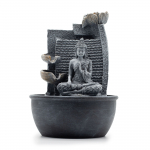Lauale sobiv purskkaev &ndash; 19x19x28cm &ndash; Buddha, Lootose&otilde;is Langetavate Pottiidegax