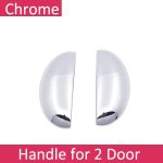 for Peugeot 206 206+ 206sw 206cc 1998~2012 1999 2002 2005 2006 2010 Chrome Car Door Handle Cover Trim Set Exterior Accessories for 2 Door white