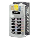 Auto Paat Kaitsmekarp Hoidik 5026 ST Labida Kaitsmeplokk 32V100A 12 Vooluring Maandusjuhtme ja Kattega gray