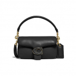 Coach Tabby 18 &Uuml;hev&auml;rviline Moodne Nahast Pilvekotike K&auml;ealune Padjakott &Otilde;la Crossbody Totes Kott Mini Naiste kotid Must C3880-B4BK Basic Set (Bag+Dust Bag)