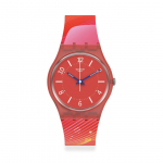 Swatch Gent SO28Z105 Punane K&auml;ekell