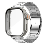 Roostevabast terasest rihm+korpus Huawei Watch Fit 4/4 Pro jaoks Metallist k&auml;ev&otilde;ru Vahetus Ultra PC kattega randmerihma jaoks Huawei Fit3 jaoks For Huawei Fit 4Pro gray