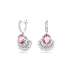 Swarovski Idyllia Veetilga kujuline Inkrusteeritud Kaunistus Kuup Tsirkooniumiga Roodiumiga Pinnatud Imitatsioon Kristall K&otilde;rvar&otilde;ngad Naiste k&otilde;rvar&otilde;ngad Roosa 5680295 Box (Random Color)