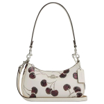 Coach Teri 19 Kirsi Prindiga Logoga Crossbody Kott Naiste kotid H&otilde;bedane Kriit CCZ23-SVCAH Basic Set (Bag+Dust Bag) gray