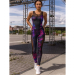 Suvine Jooga R&otilde;ivastus Naiste Spordir&otilde;ivad Fitness Hingav V&otilde;rk L&otilde;ikega &Uuml;hes t&uuml;kis &Uuml;likond Selg &Otilde;&otilde;nes L lilla