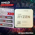 AMD Ryzen 7 5700X3D R7 5700X3D 4,1 GHz 8-tuumaline 16-niidiline protsessor 7NM L3=96M 100-00001503 Socket AM4, kuid ilma ventilaatorita