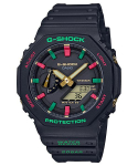Casio meeste vaik 200M veekindel analoog l&ouml;&ouml;gikindel kvartsikell GA-2100TH-1A must