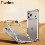 Oatsbasf Metallist Raamita Telefonikarp iPhone 17 Air/17 16 15 Pro/Pro Max jaoks &Uuml;li&otilde;huke Magsafe Telefonikarp &Otilde;hkpadjaga P&otilde;rutuskindel iPhone17 Pro Max gray
