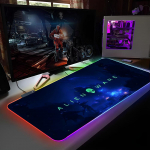 Alienware hiirematt RGB taustvalgustusega hiirematt S&uuml;learvuti hiirematt S&uuml;learvuti m&auml;nguri arvutilaud M&auml;ngutarvikud RGB600x300x3mm