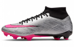 Nike Mercurial Superfly 9 Acad 25 FG/MG 'Metallic Silver Hyper Pink' FB8402-060 47.5